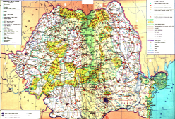 Harta Atractiilor Turistice - Romania